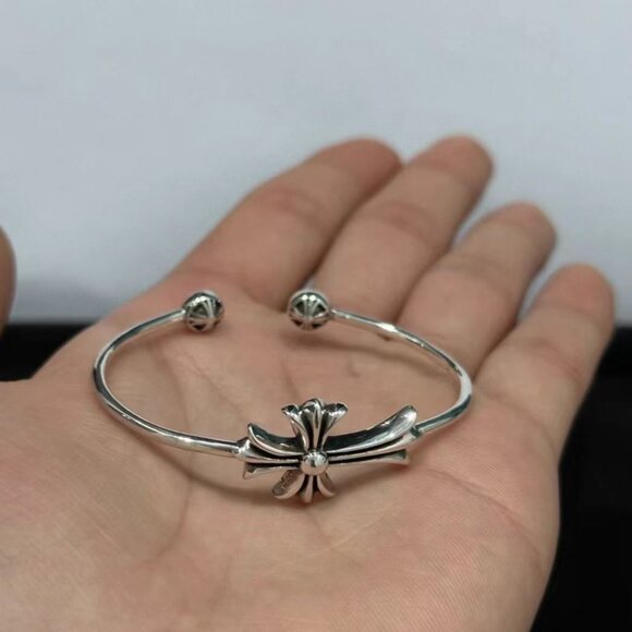 Chrome Hearts Vintage Silver Bangle - Picture 3 of 6